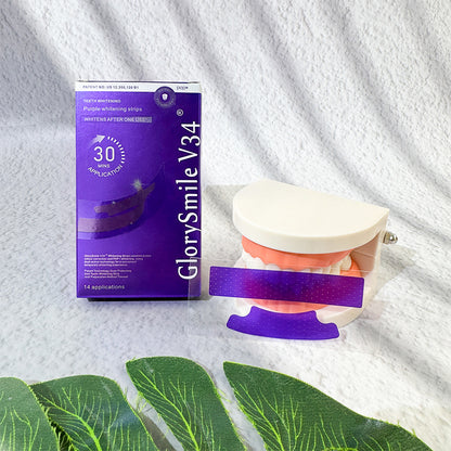 Tiras Blanqueadoras Dentales V34 - Dientes más blancos en pocos días