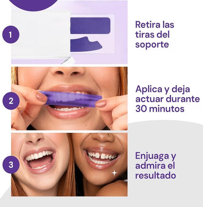 Tiras Blanqueadoras Dentales V34 | Dientes más blancos en pocos días