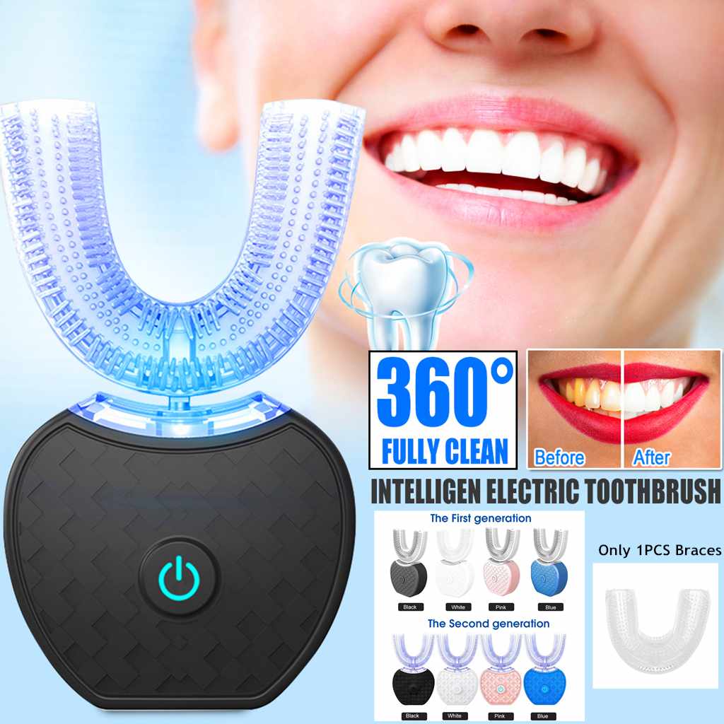 Blanqueador de Dientes y Reparador de Atrofia Gingival Automático 360